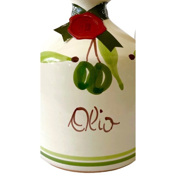 VTG Frantoio Galantino HANDMADE Extra Virgin Olive Oil Ceramic Empty Jug-Italy - Picture 11 of 14